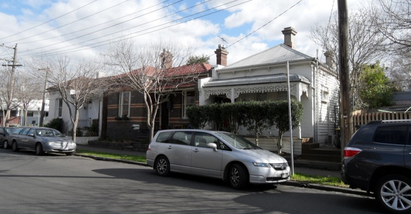 Late Victorian and Federation houses at 32-36 Charles St (recommended for inclusion in HO319)