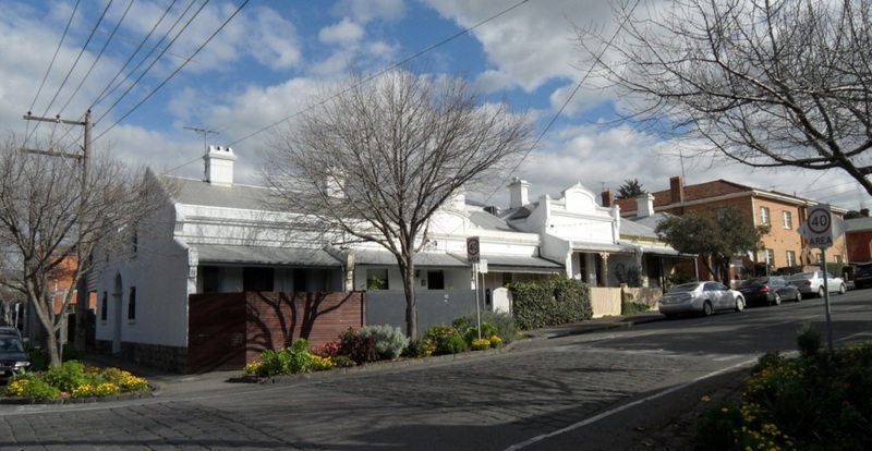 Houses at the east end of Charlotte St, south side (recommended for inclusion in HO319)
