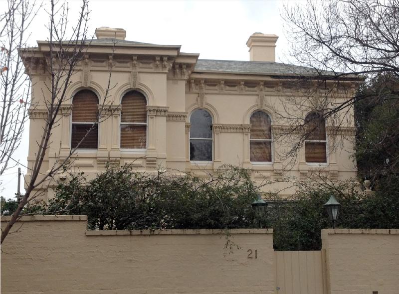 21 William Street, South Yarra (prior to removal of verandah)