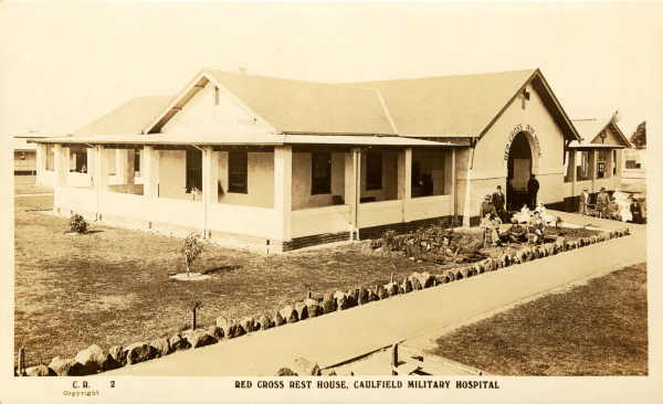 Red Cross Rest House, c1919, State Library of Victoria H42809/8