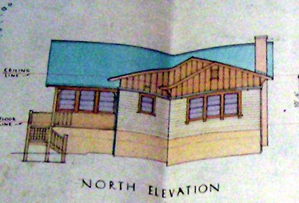 Laird &amp; Buchan, Original front elevation drawing, 1934, Geelong Library &amp; Heritage Centre, GRS 401, Env. P6.