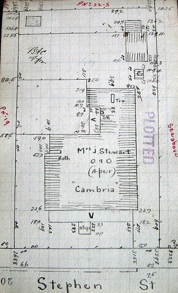 GWST Fieldbook no. 147, 15 July 1912, p.20, original house, Barwon Water