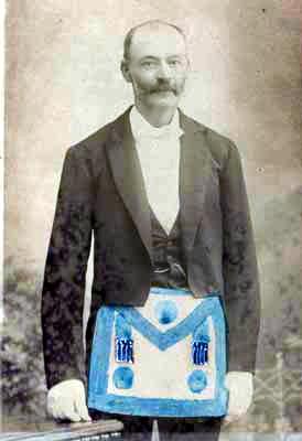 William Maude in masonic rregalia, 1900, Geelong Library &amp; Heritage Centre image library, GRS 1277/66.