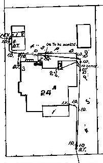 GWST Drainage Plan no. 6145, 1925 (property was then addressed as 24A Shannon Ave), Barwon Water.