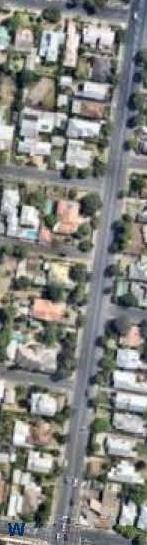 Photo 2: Aerial view of West Melbourne Road precinct (north being at the top). Source: NearMap, October 2015, City of Greater Geelong.