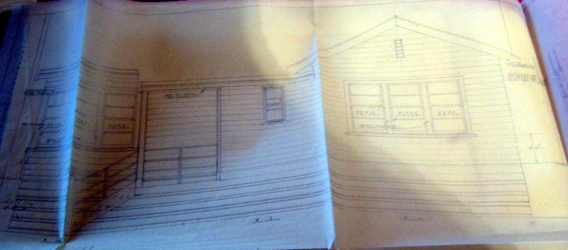 Buchan Laird &amp; Buchan, Original front elevation drawing of dwelling, 1936, Geelong Library &amp; Heritage Centre, GRS 401 Env. H17.
