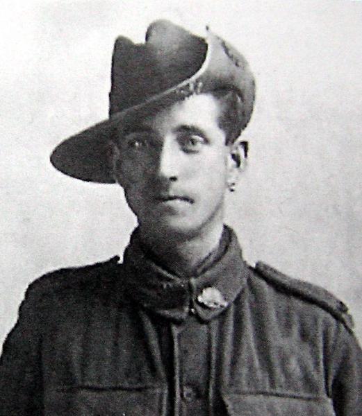 Private L.E. Willey, 46th Battalion, n.d. [c.1916. S.I. Cook, Portarlington Remembers 1914-1918, Portarlington &amp; St. Leonards R.S.L. Sub Branch, Portarlington, 2016, p.180.