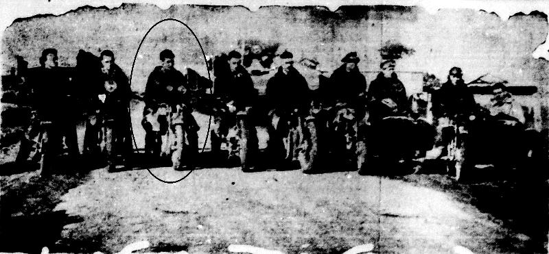 Figure 3: Geelong Annual Reliability Trial – Sporting Motorcycle Club, 1935 (Anderson is circled). Source: Geelong Advertiser, 3 August 1935, p.11.