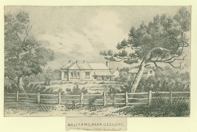 Figure 6: 'Balyang', Marnockvale, Newtown, n.d. [c.1850]. Source: Mitchell Library, State Library of New South Wales.