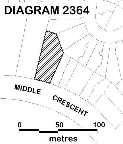 The Pines Extent Diagram 2364 - Gazetted January 2017