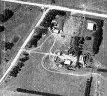 Figure 5: Aerial image of 'Erinvale', 1970. The dwelling is in on the left. Source: Landata.