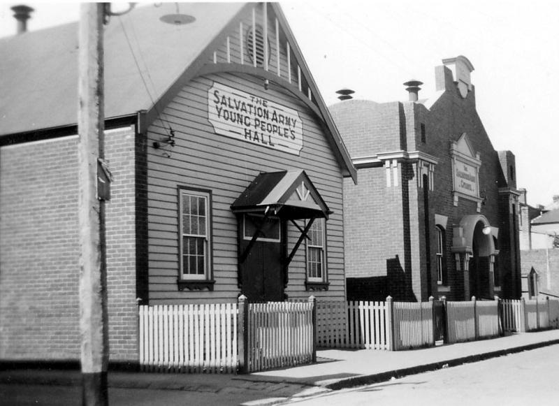 Undated photograph of the Salvation Army Citadel and Young People's Hall.