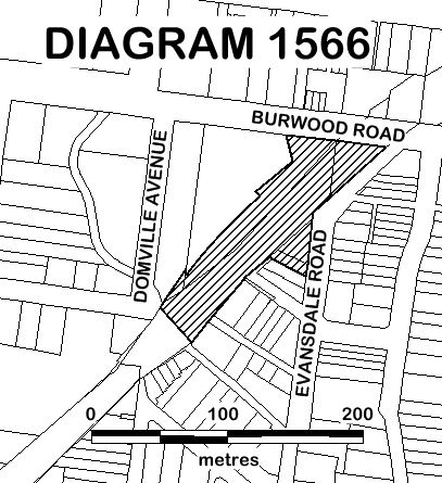 HAWTHORN RAILWAY STATION COMPLEX EXTENT DIAGRAM 1566