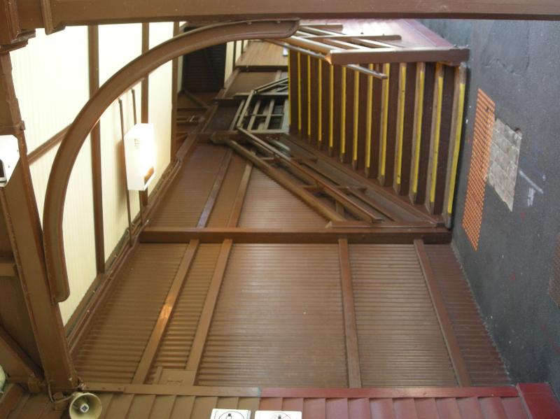 Platform 1 - base of stairs to the overbridge
