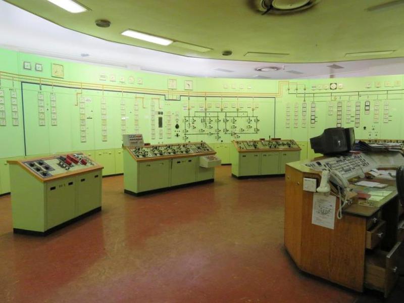 View inside the Power Station Control Room.