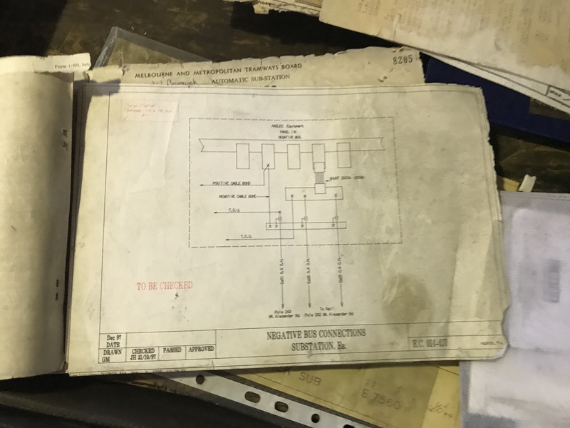 Substation circuit diagram