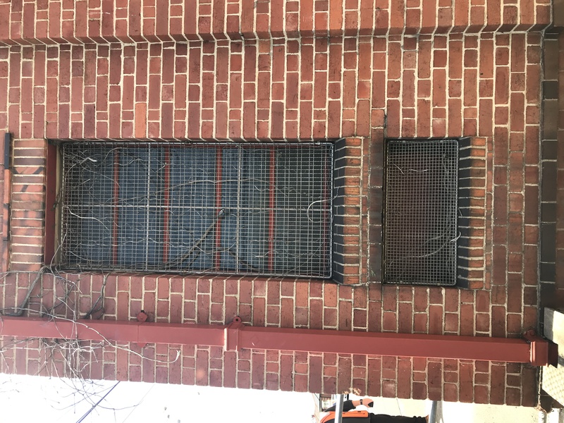 Tapestry brick and window grill