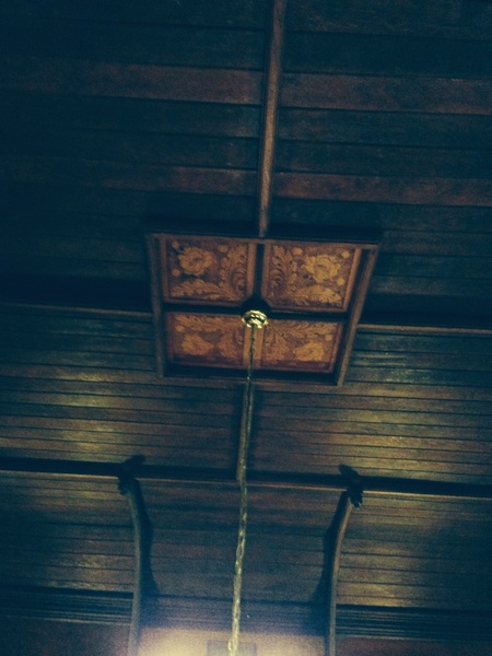 Dorfstedt interior - living room ceiling detail (2015)
