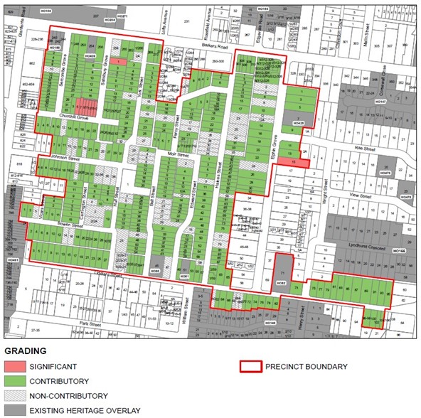 Cranmore Estate and Environs Precinct Map