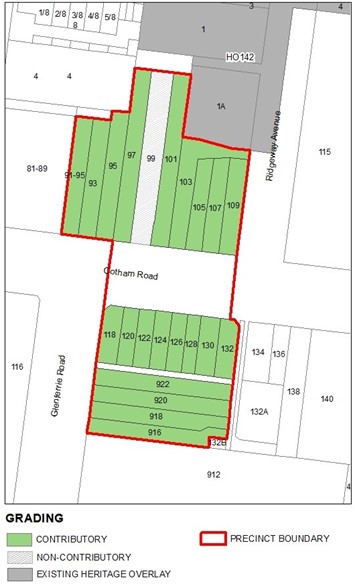 Cotham Village Commercial Precinct Map