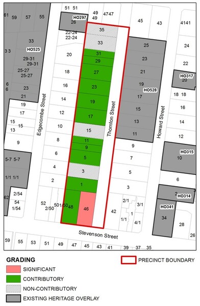 Thornton Estate Residential Precinct Map