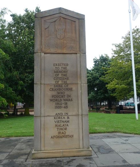 Cranbourne War Memorial front