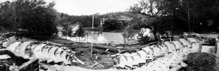1985 Fairfield Amphitheatre during construction
