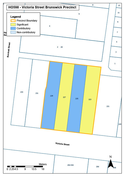 Victoria Street Brunswick Precinct Map
