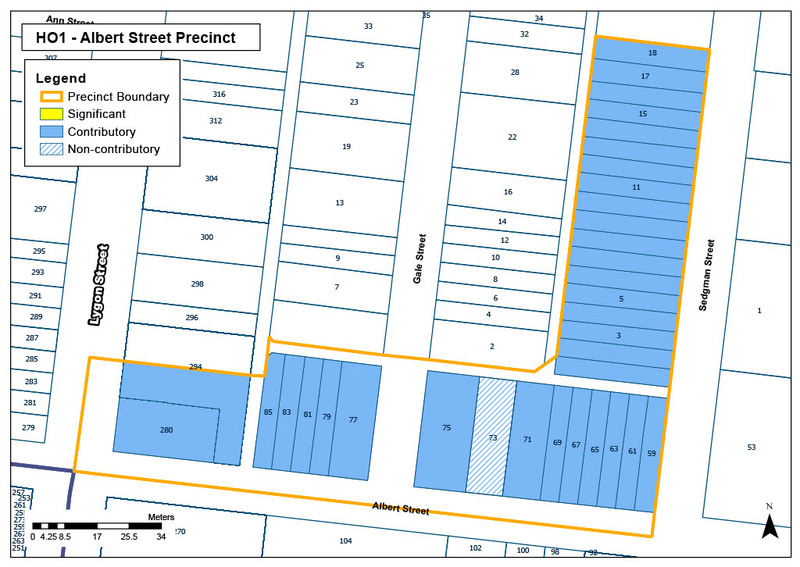 Albert Street Precinct Map