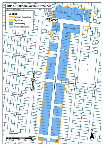 Balmoral Avenue Precinct Map