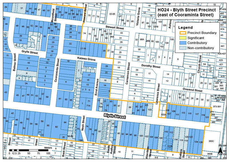 Blyth Street Precinct (east of Cooraminta Street) Map