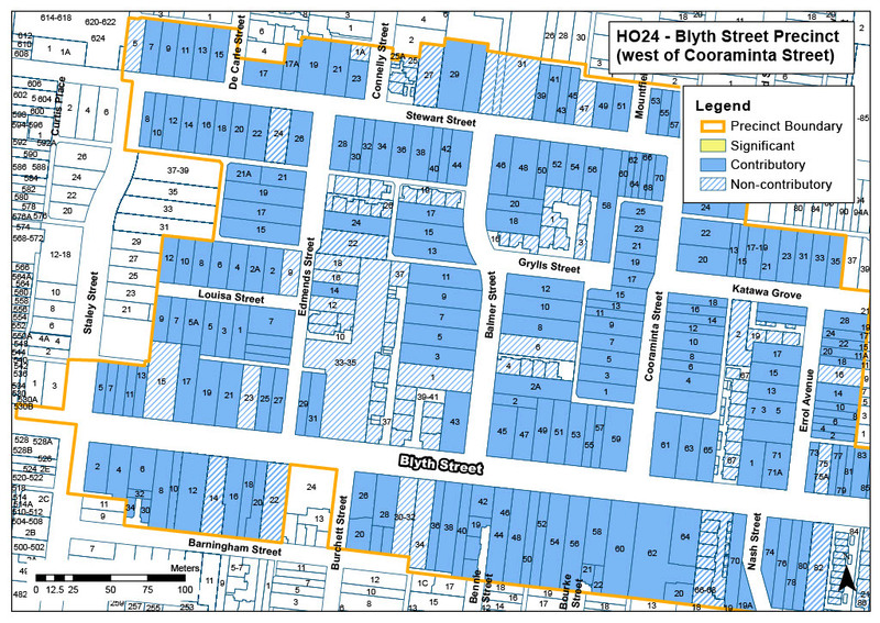 Blyth Street Precinct (west of Cooraminta Street) Map