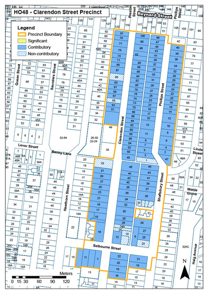 Clarendon Street Precinct Map