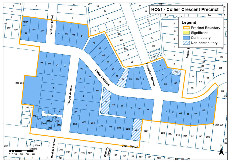 Collier Crescent Precinct Map