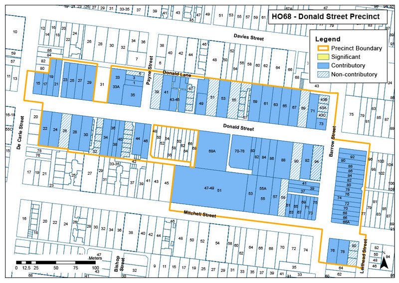 Donald Street Precinct Map