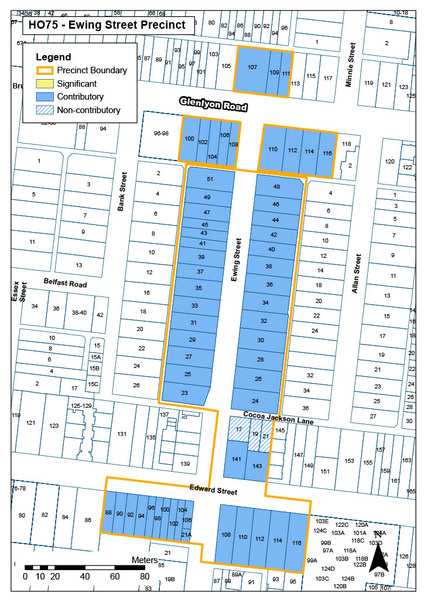 Ewing Street Precinct Map