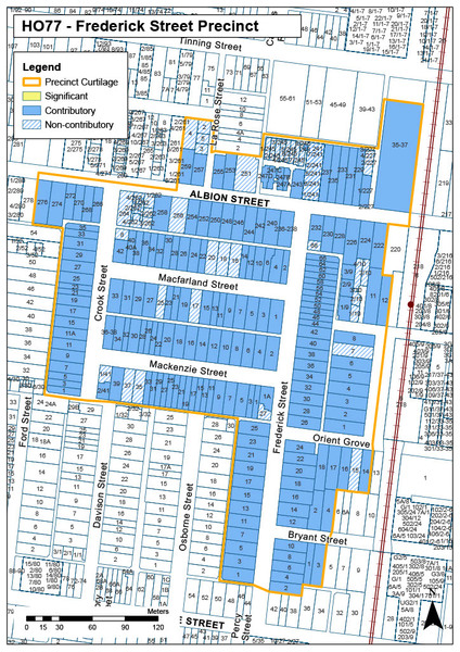 Frederick Street Precinct Map