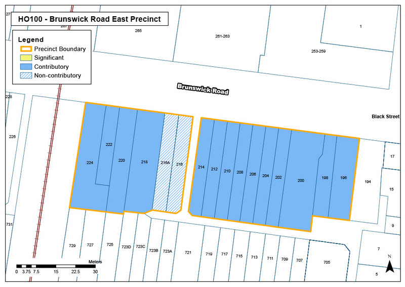 Brunswick Road East Precinct Map
