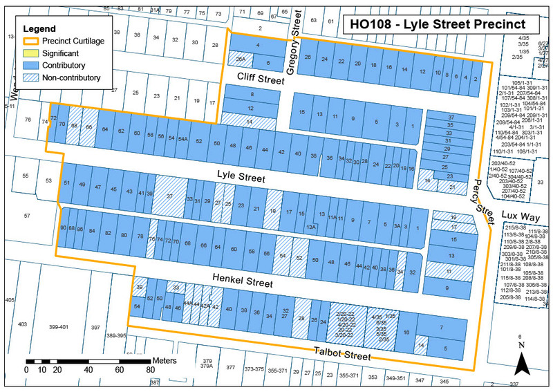 Lyle Street Precinct Map