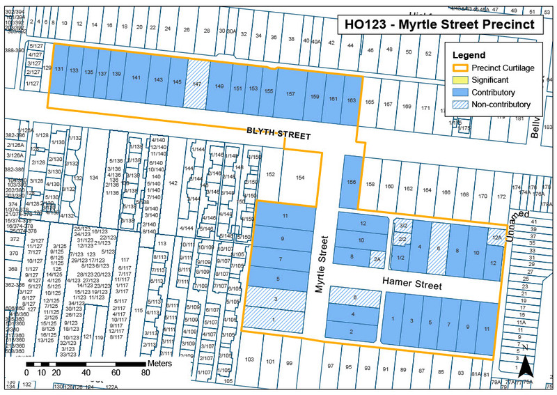 Myrtle Street Precinct Map