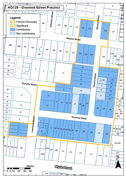 Overend Street Precinct Map-