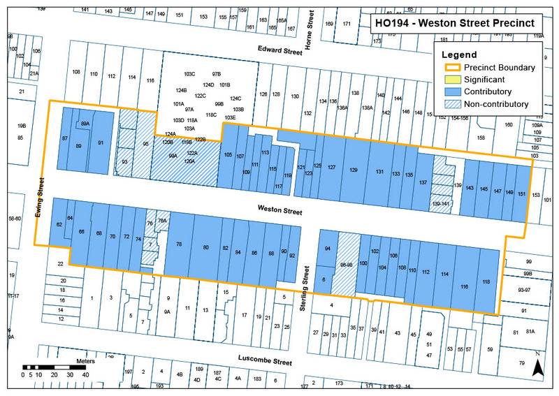 Weston Street Precinct Map