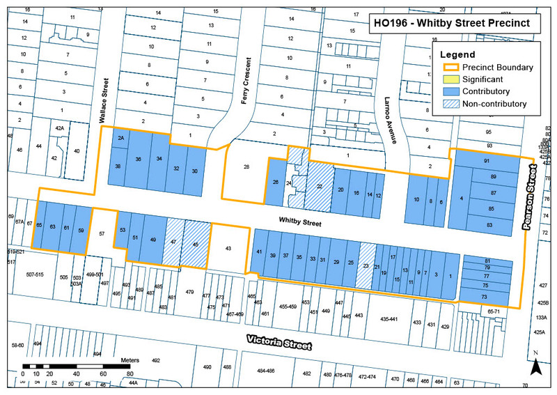 Whitby Street Precinct Map