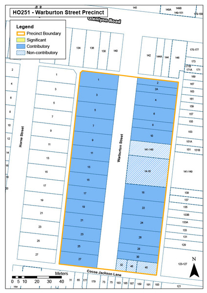 Warburton Street Precinct Map