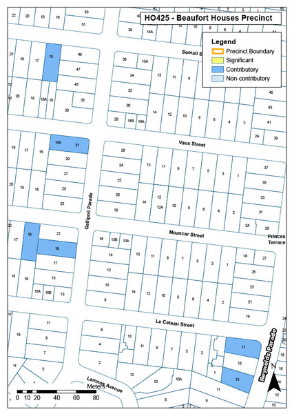 Beaufort Houses Precinct Map