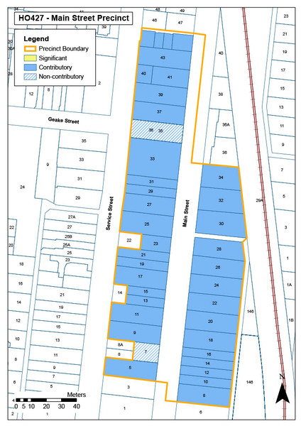 Main Street Precinct Map