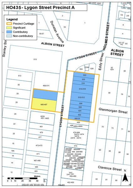 Lygon Street Precinct A Map