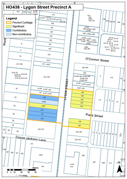 Lygon Street Precinct D Map