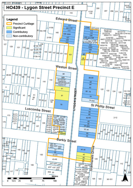 Lygon Street Precinct E Map