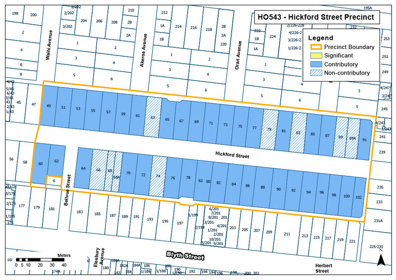 Hickford Street Precinct Map